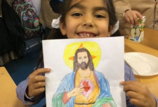 1° Básico visita el Colegio san Joaquín de Renca